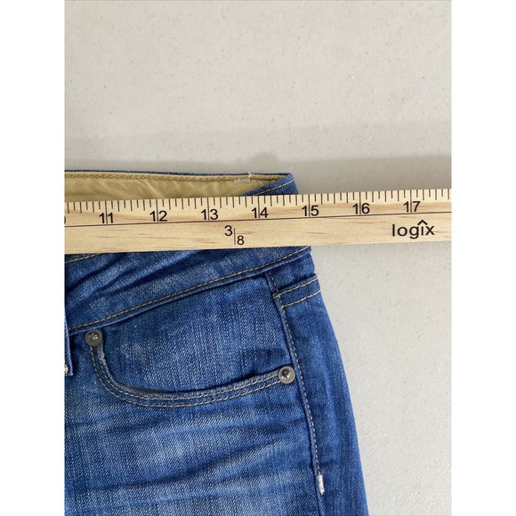 Paige Jeans Women's Size 26 (30x29) Skyline Ankle Peg Denim Distressed Grunge - Picture 12 of 16